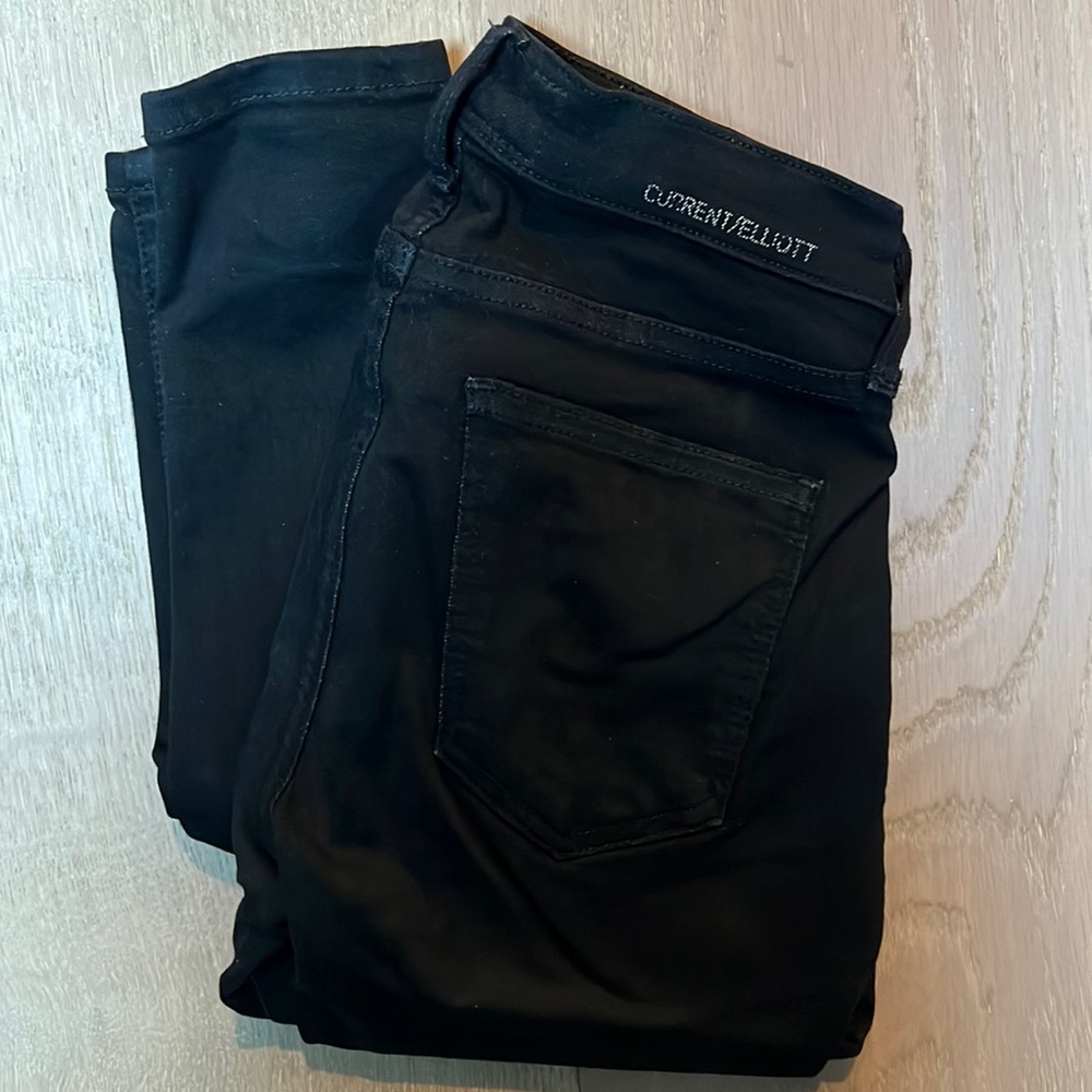 Current Elliot Black Skinny Jeans Size 24